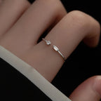 Minimalist Crystal Ring