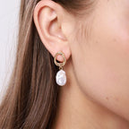 Irregular Pearl Earrings