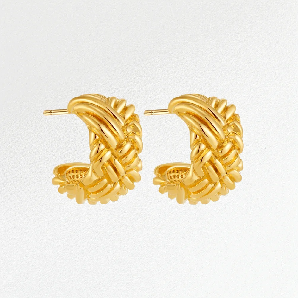 Braided Texture Earrings