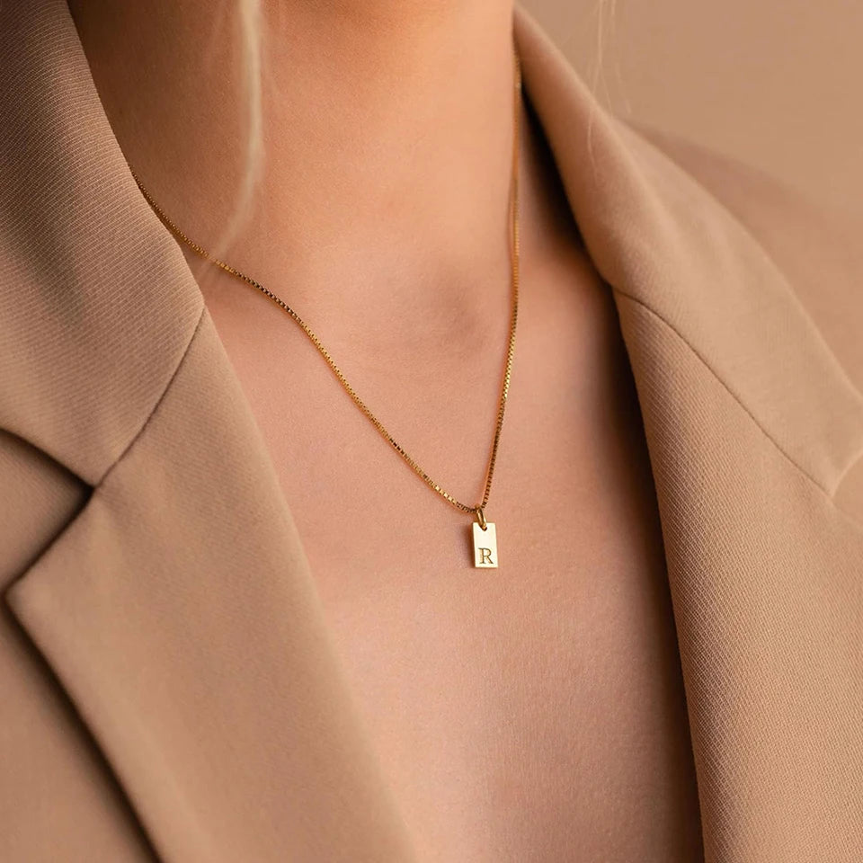Initial Letter Necklace