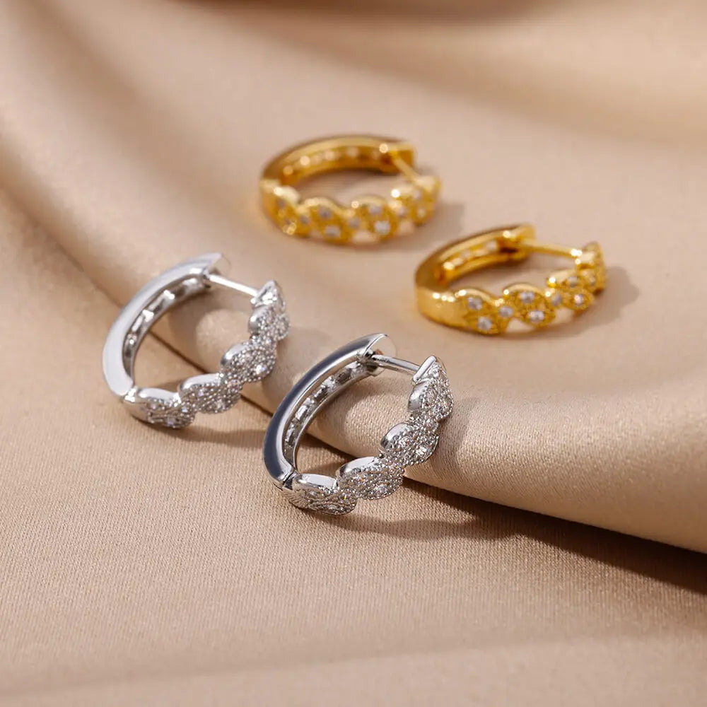 Infinity Crystal Earrings