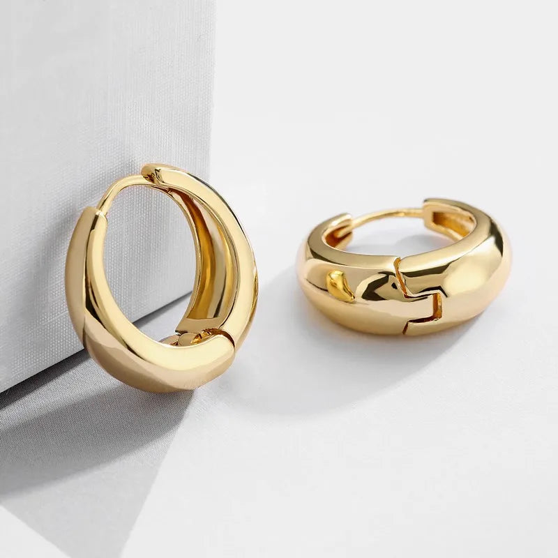 Chunky Hoop Earrings