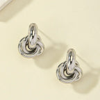 Twisted Knot Stud Earrings