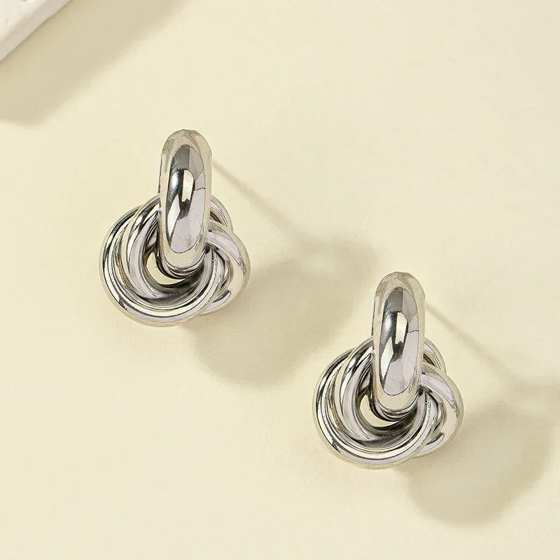 Twisted Knot Stud Earrings