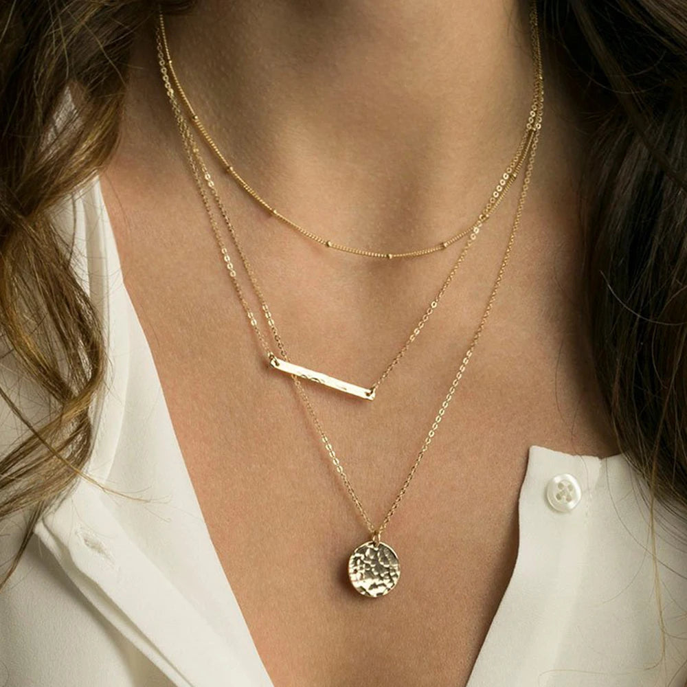 Dainty Bead Chain Necklace