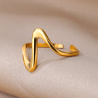 Wave Design Ring