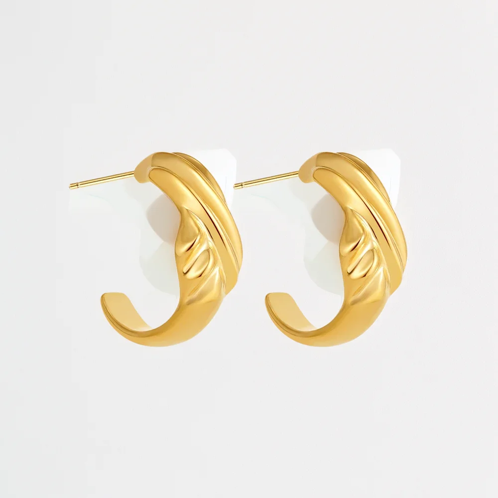 Twisted Hoop Earrings