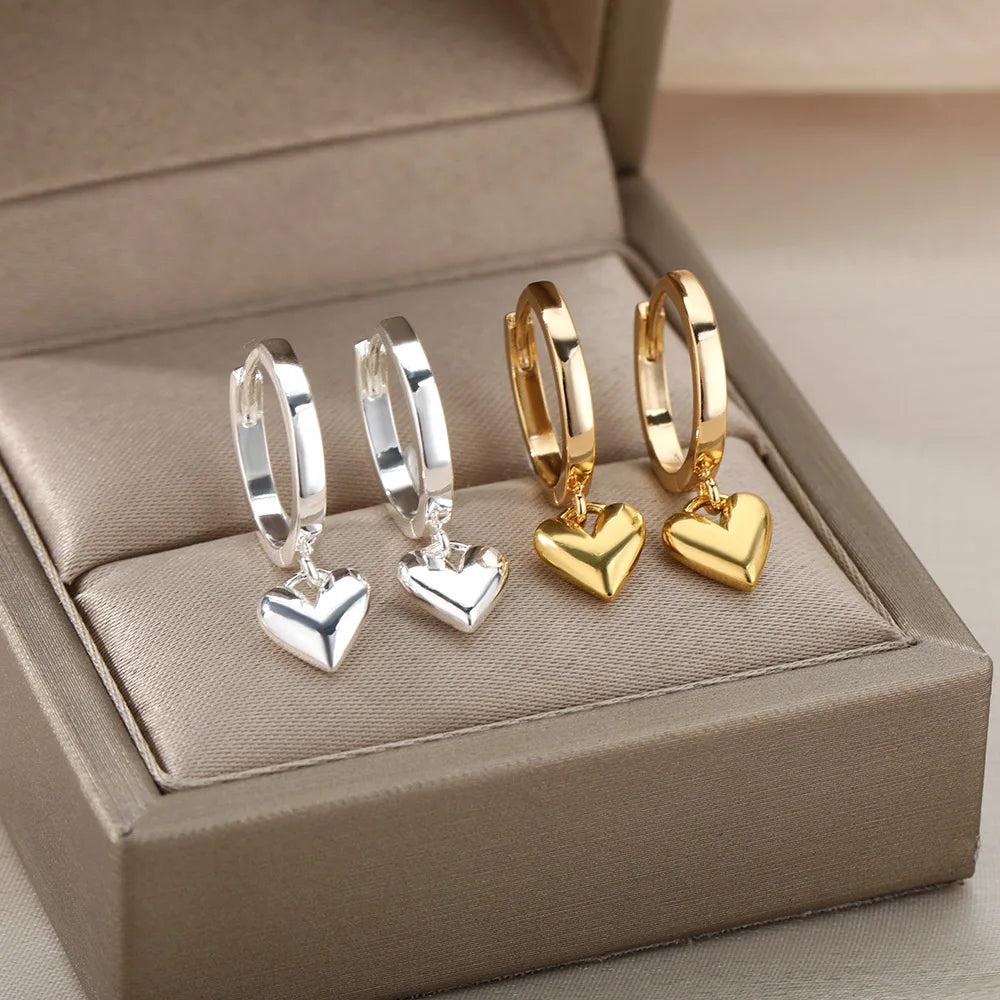 Small Heart Earrings