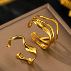 Anillos de ondas abstractas