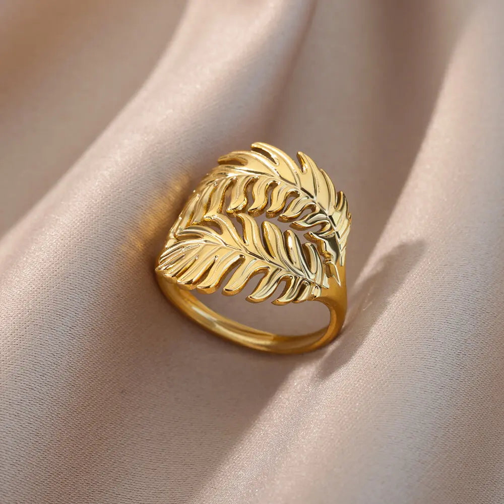 Gold Geometric Ring