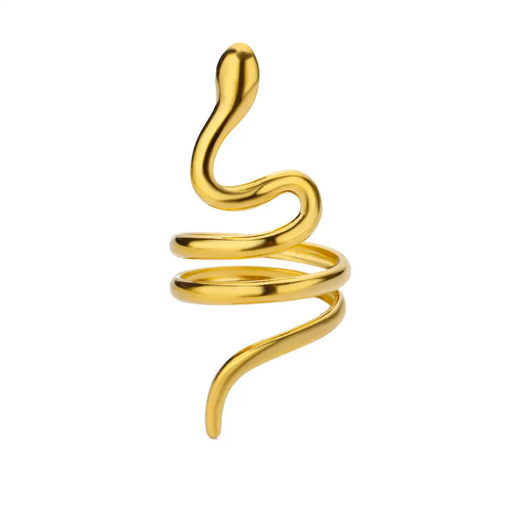 Serpentine Spiral Ring