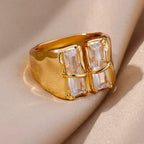 Crystal Statement Ring
