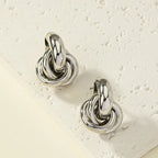Twisted Knot Stud Earrings