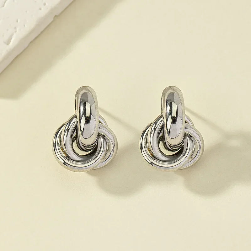 Twisted Knot Stud Earrings