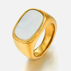 Vintage Square Stone Ring