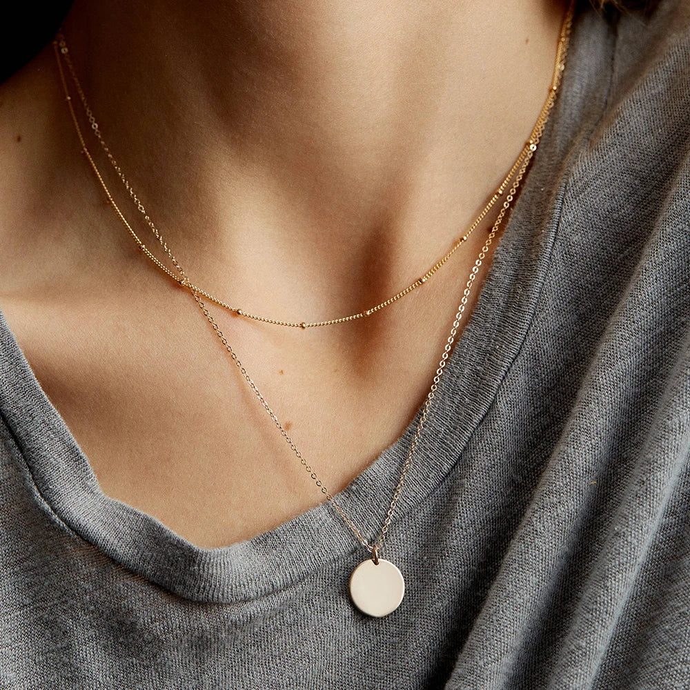 Dainty Bead Chain Necklace
