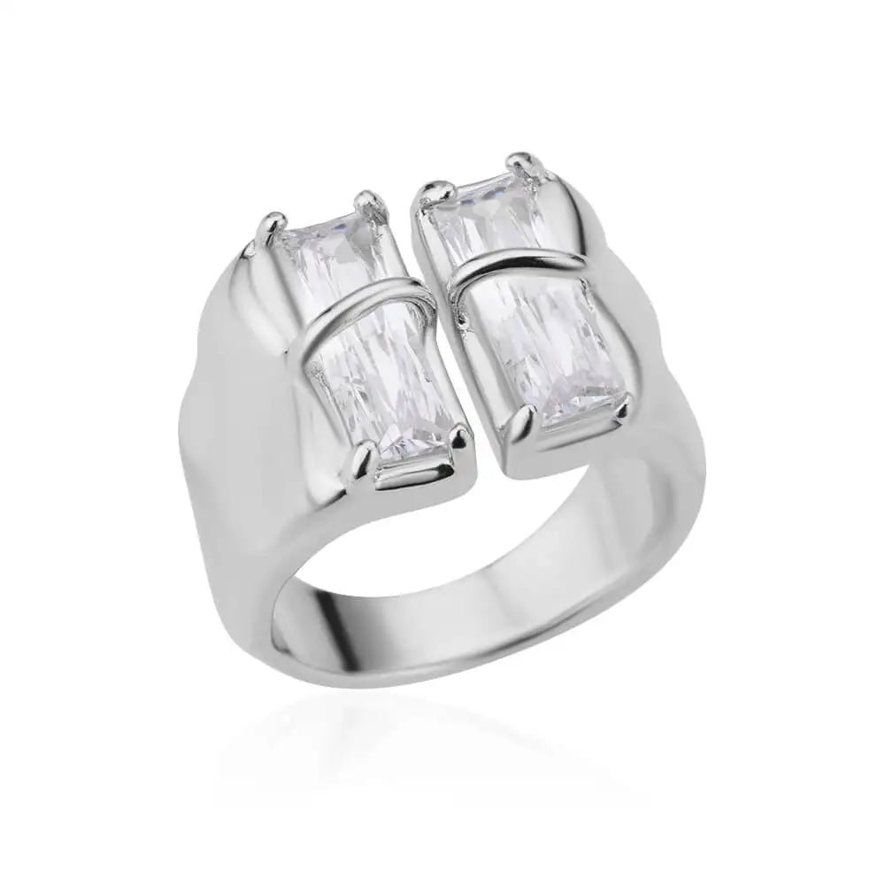 Crystal Statement Ring