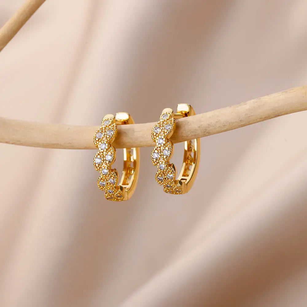 Infinity Crystal Earrings