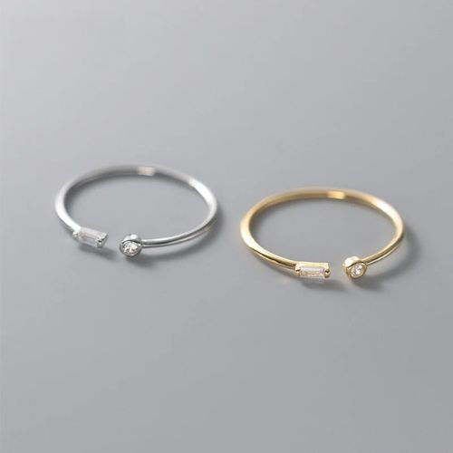 Minimalist Crystal Ring