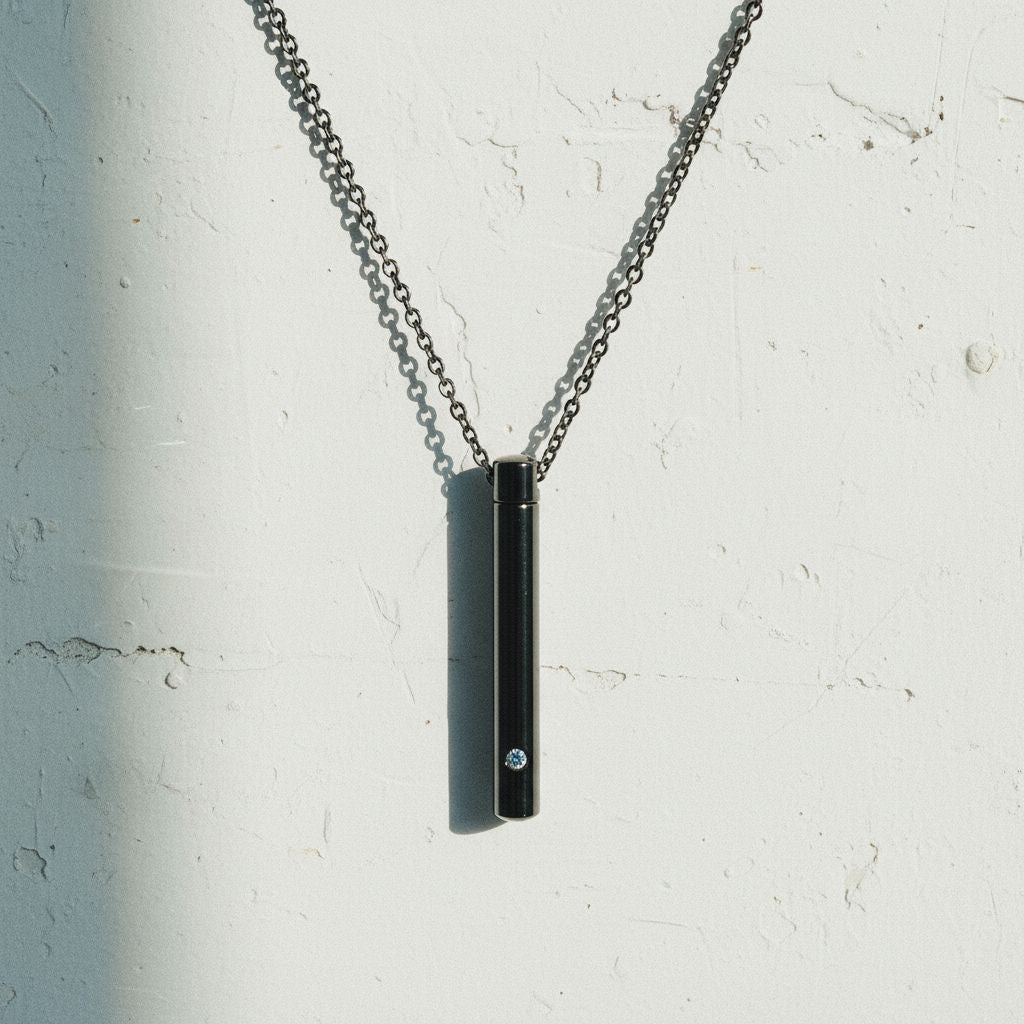Minimalist Memorial Urn Necklace
