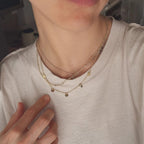 Double Layer Disc Necklace