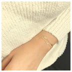 Personalized Stainless Steel Letter Bracelet