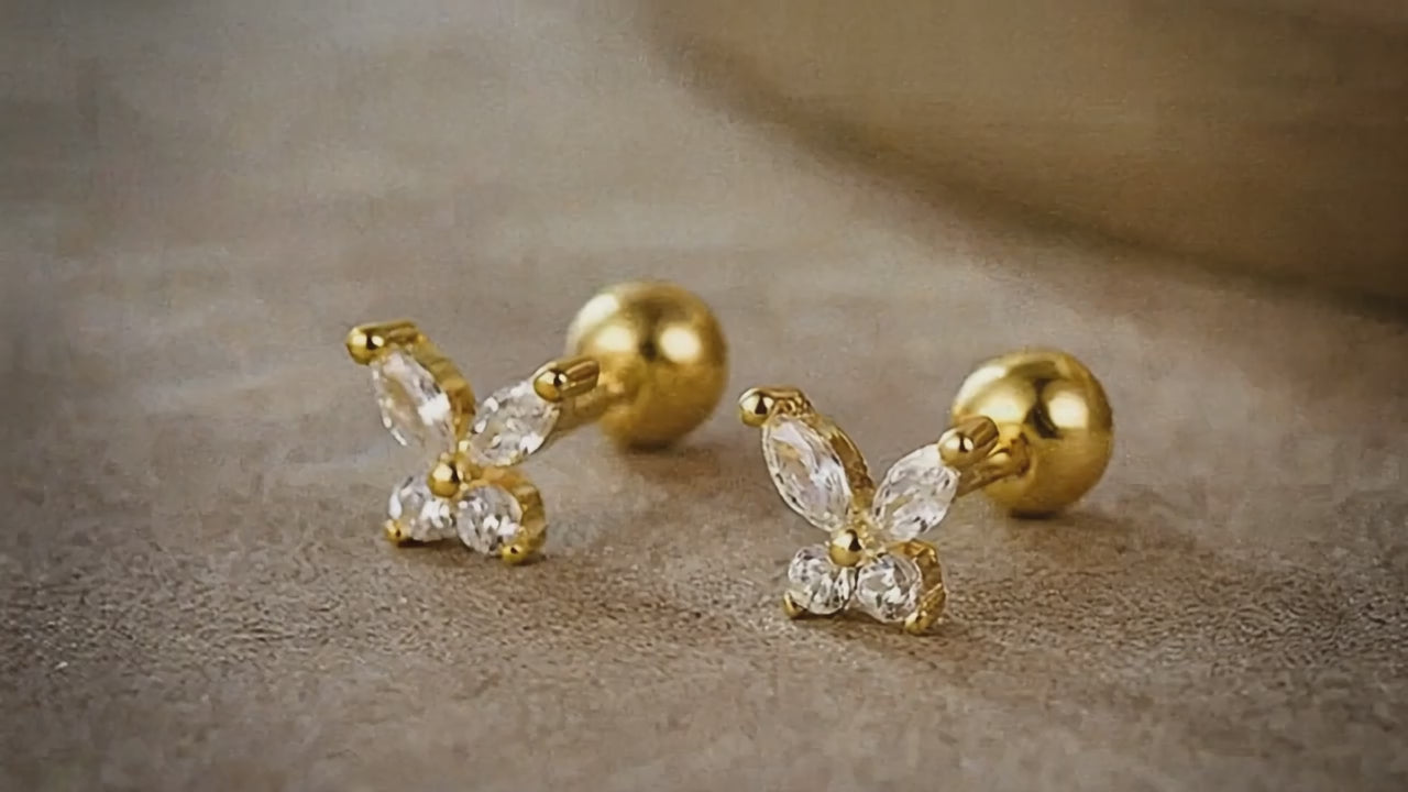 Dainty Crystal Earrings