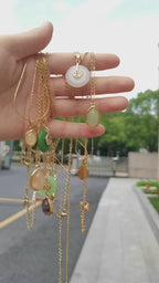 Oval Opal Pendant Necklace