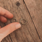 Twisted Hoop Earrings