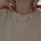 Double Layer Disc Necklace