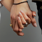 Anillo grueso en forma de cúpula