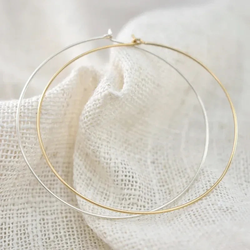 14K Gold Filled Hoop Earrings