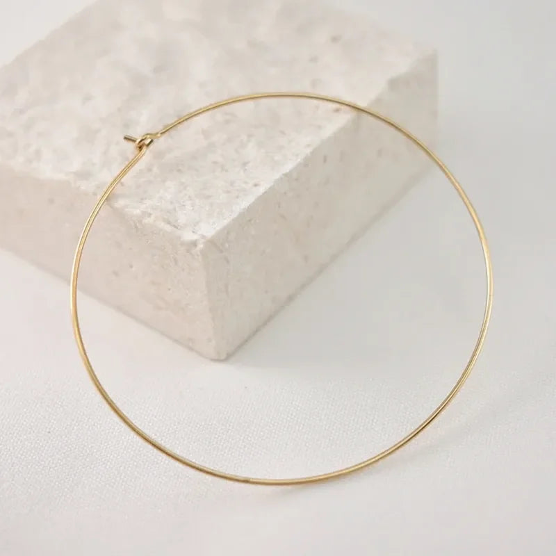 14K Gold Filled Hoop Earrings