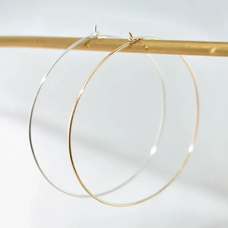 14K Gold Filled Hoop Earrings