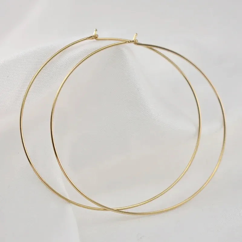 14K Gold Filled Hoop Earrings