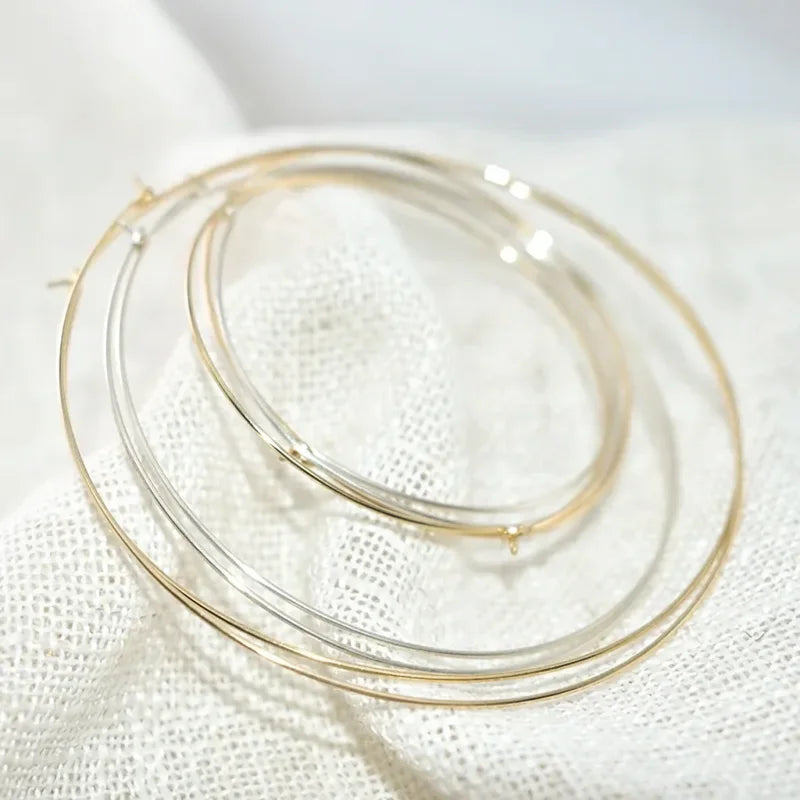 14K Gold Filled Hoop Earrings