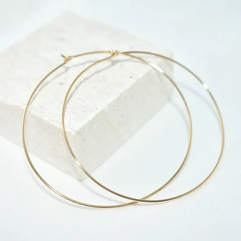 14K Gold Filled Hoop Earrings