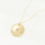 14K Gold Filled Personalized Disc Necklace